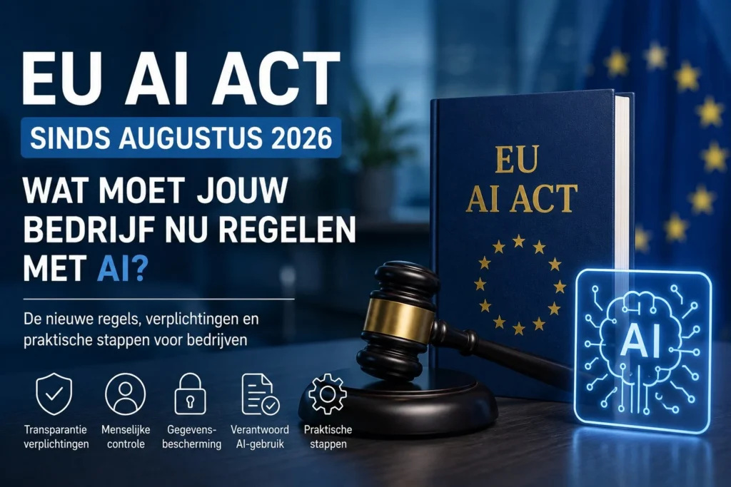 EU AI Act sinds augustus 2026: wat bedrijven nu moeten regelen
